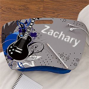Personalized Lap Desk for Kids   Rockin Guitar