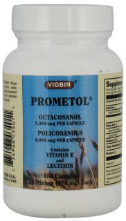 Viobin   Prometol Wheat Germ Oil 570 mg.   100 Capsules