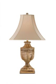 Academy 1 Light Table Lamps in Aged Wood 6680