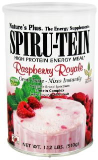 Natures Plus   Spiru Tein High Protein Energy Meal Raspberry Royale   1.12 lbs.