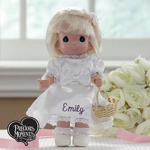Personalized Flower Girl Doll by Precious Moments   Blonde