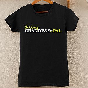 Fathers Day Gifts    Personalized Granddaughter T Shirt   Grandpas Favorite