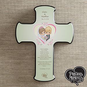 Personalized Wedding Wall Cross   Precious Moments