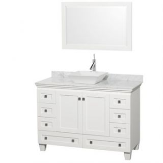 Acclaim 48 Single Bathroom Vanity for Vessel Sink by Wyndham Collection   White