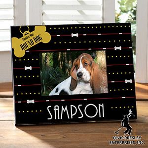 Personalized Pet Picture Frames   Elvis Hound Dog
