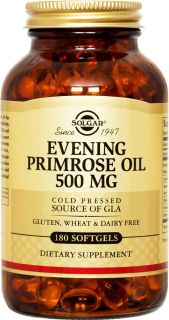 Solgar   Evening Primrose Oil 500 mg.   180 Softgels
