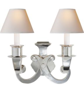 Studio Savoy 2 Light Wall Sconces in Polished Nickel SP2000PN NP