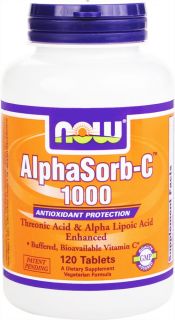 NOW Foods   AlphaSorb C 1000 Antioxidant Protection   120 Tablets