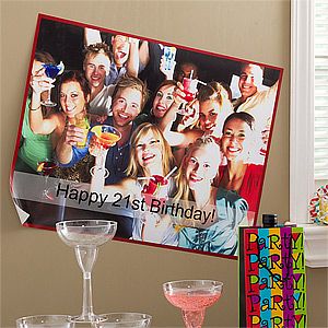 Personalized Photo Party Poster Printing   Medium