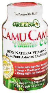 Greens Plus   Camu Camu Vitamin C Caps   120 Vegetarian Capsules