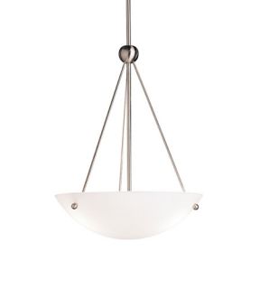 Family Space 3 Light Pendants in Brushed Nickel 2752NI
