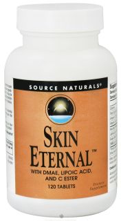 Source Naturals   Skin Eternal With DMAE Lipoic Acid and C Ester   120 Tablets