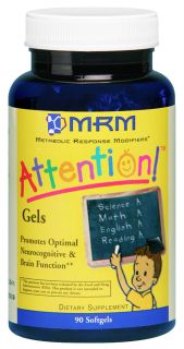 MRM   Modifiers Attention Gels Advanced Brain Formula For Children   90 Softgels