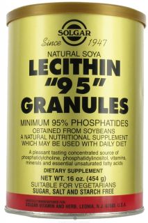 Solgar   Lecithin 95 Granules   16 oz.