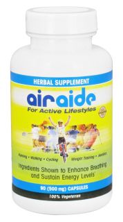 NU Century Herbs   Airaide for Active Lifestyles   90 Capsules