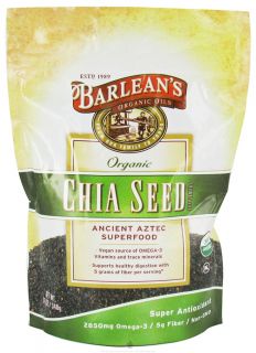 Barleans   Organic Chia Seed Superfood 2850 mg.   12 oz.
