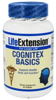 Life Extension   Cognitex Basics   60 Softgels