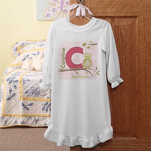 Personalized Girls Nightgown   Owl About You