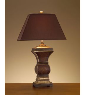 Portable 1 Light Table Lamps in Charcoal Brown JRL 8089