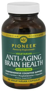 Pioneer   Anti Aging Brain Health Vegetarian   60 Vegetarian Capsules