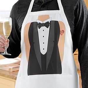 Personalized Wedding Aprons   Groom