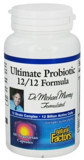 Natural Factors   Dr. Murrays Ultimate Probiotic 12/12 Formula   60 Vegetarian Capsules