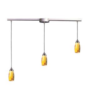 Milan 3 Light Pendants in Satin Nickel 110 3L YW