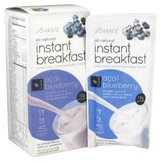 Jovans   All Natural Instant Breakfast Acai Blueberry   5 Pouches