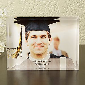 Personalized Graduation Photo Block   Small