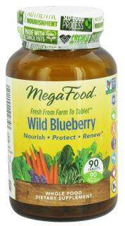 MegaFood   Wild Blueberry   90 Chewable Tablets