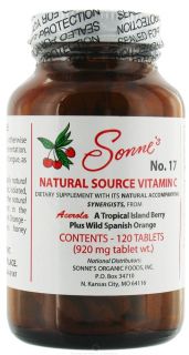 Sonnes   Natural Source Vitamin C #17   120 Tablets