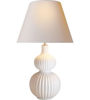 Alexa Hampton Lucille 2 Light Table Lamps in Plaster White AH3040WHT NP