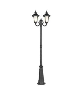 Oxford 2 Light Post Lights & Accessories in Black 7660 04