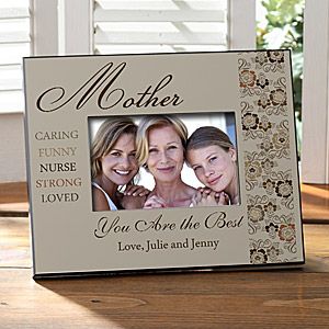 Personalized Mothers Day Picture Frames   Words For Mom