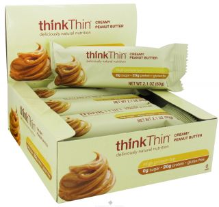 Think Products   thinkThin Protein Bar Creamy Peanut Butter   2.1 oz.