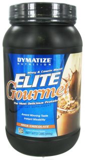 Dymatize Nutrition   Elite Gourmet Protein Whey & Casein Blend Powder Milk Chocolate   2 lbs.
