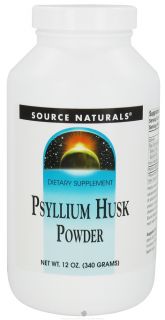 Source Naturals   Psyllium Husk Powder   12 oz.