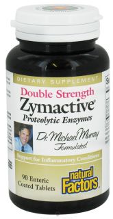 Natural Factors   Dr. Murrays Zymactive Double Strength Proteolytic Enzymes   90 Tablets