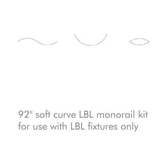 92 Inch Soft Curve Lbl Monorail Kit