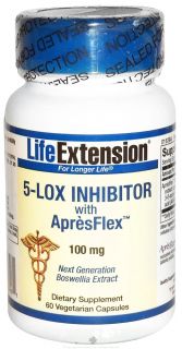 Life Extension   5 Lox Inhibitor with Apresflex 100 mg.   60 Vegetarian Capsules