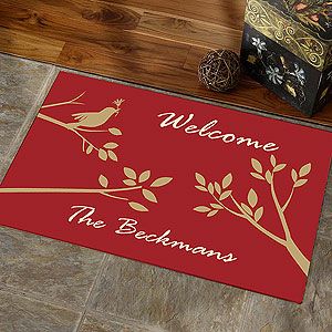 Personalized Doormats   Welcome Sparrow