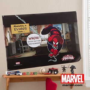 Personalized Spider Man Posters   24 x 36