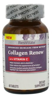 ResVitale   Collagen Renew with Vitamin C   60 Tablets