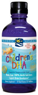 Nordic Naturals   Childrens DHA Liquid Strawberry   8 oz.