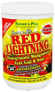 Natures Plus   Source of Life Red Lightning Power Packed Antioxidant   0.5 lbs.