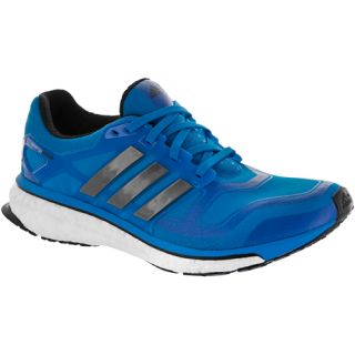 adidas Energy Boost 2 adidas Mens Running Shoes Solar Blue/Carbon Metallic/Bla