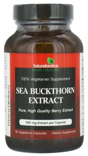 Futurebiotics   Sea Buckthorn Extract 500 mg.   60 Vegetarian Capsules