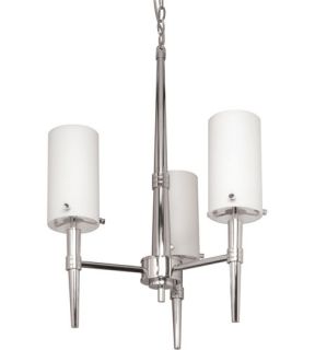 Jet 3 Light Chandeliers in Polished Chrome 60/1067