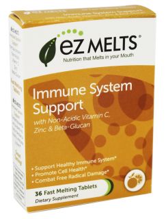 EZ Melts   Immune System Support Orange Flavor   36 Tablets