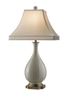 Voyeur 1 Light Table Lamps in Antique White/ Gold/ Brass 6177